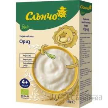 СЛЪНЧО ОК БИО БЕЗ МЛЯКО 4м 180гр