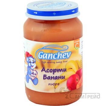 ПЮРЕ АСОРТИ БАНАН 4м /222