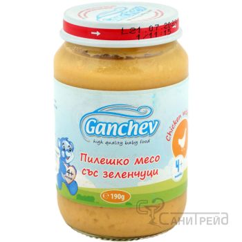 ПЮРЕ ПИЛЕ-ЗЕЛЕНЧУК 4м /504