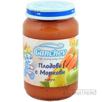 ПЮРЕ ПЛОДОВЕ-МОРКОВИ 4м /214