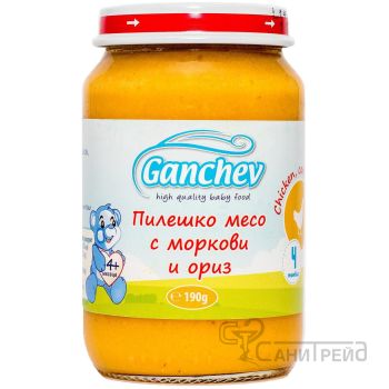 ПЮРЕ ПИЛЕ-МОРКОВ-ОРИЗ 4м /501