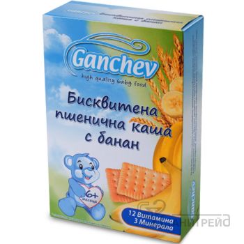 ГАНЧЕВ КАША БИСКВИТИ-БАНАН