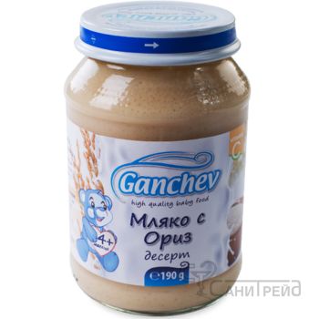 ПЮРЕ десерт МЛЯКО С ОРИЗ 4м/310
