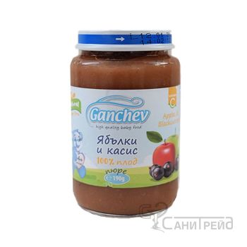 ПЮРЕ 100% ЯБЪЛКА-КАСИС 190гр /267