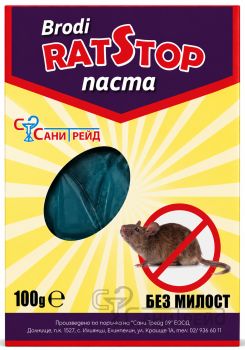 РАТСТОП 100гр ПАСТА синя мишки/плъх
