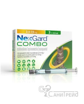 НЕКСГАРД КОМБО КОТЕ 2.5-7.5кг L пип